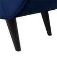 thumbnail image 5 of Alma Tufted Flared Arm Entryway Bench Navy Blue, 5 of 11