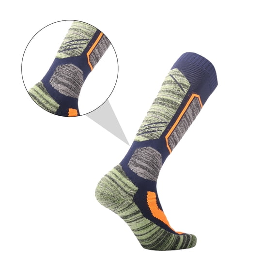 PBPBOX Cotton Socks for Outdoor Sports Comfortable and Breathable Winter Skiing Socks Size 1 Pair