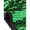 thumbnail image 5 of INSPIRE CHIC Women's Metallic Sequin Crop Top Sparkle Glitter Sleeveless Party Club Tank Top M Green, 5 of 6