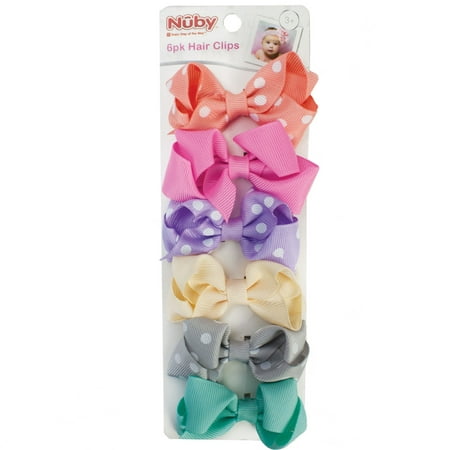 Best Brands Nuby Hair Clips- (The Best Tube Clips)