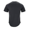 thumbnail image 4 of Men's Muscle Fit Gym T-Shirt Raglan Sleeve Bodybuilding Workout Tee Fashion Hipster Athletic Shirt Comfortable Breathable Training Top Men's Tops T-Shirt Casual Crew Neck Loose, 4 of 5
