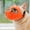 Orange, variant on Short Snout Dog Muzzle for French Bulldog, Pug & Bulldog - Soft Breathable Mesh, Prevents Biting, Chewing & Licking, Adjustable Comfortable Fit for Small & Medium Brachycephalic Dogs