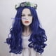 thumbnail image 3 of Disfraz de novia con mascarada de cadáver, disfraz de Emily, peluca, fantasma zombi, fiesta de Halloween, disfraces góticos aterradores para mujer, 3 of 5