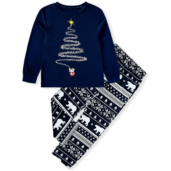 Sinhoon Baby Boy Girl Christmas Family Matching Outfits Long Sleeve Merry Christmas Top Plaid Pants