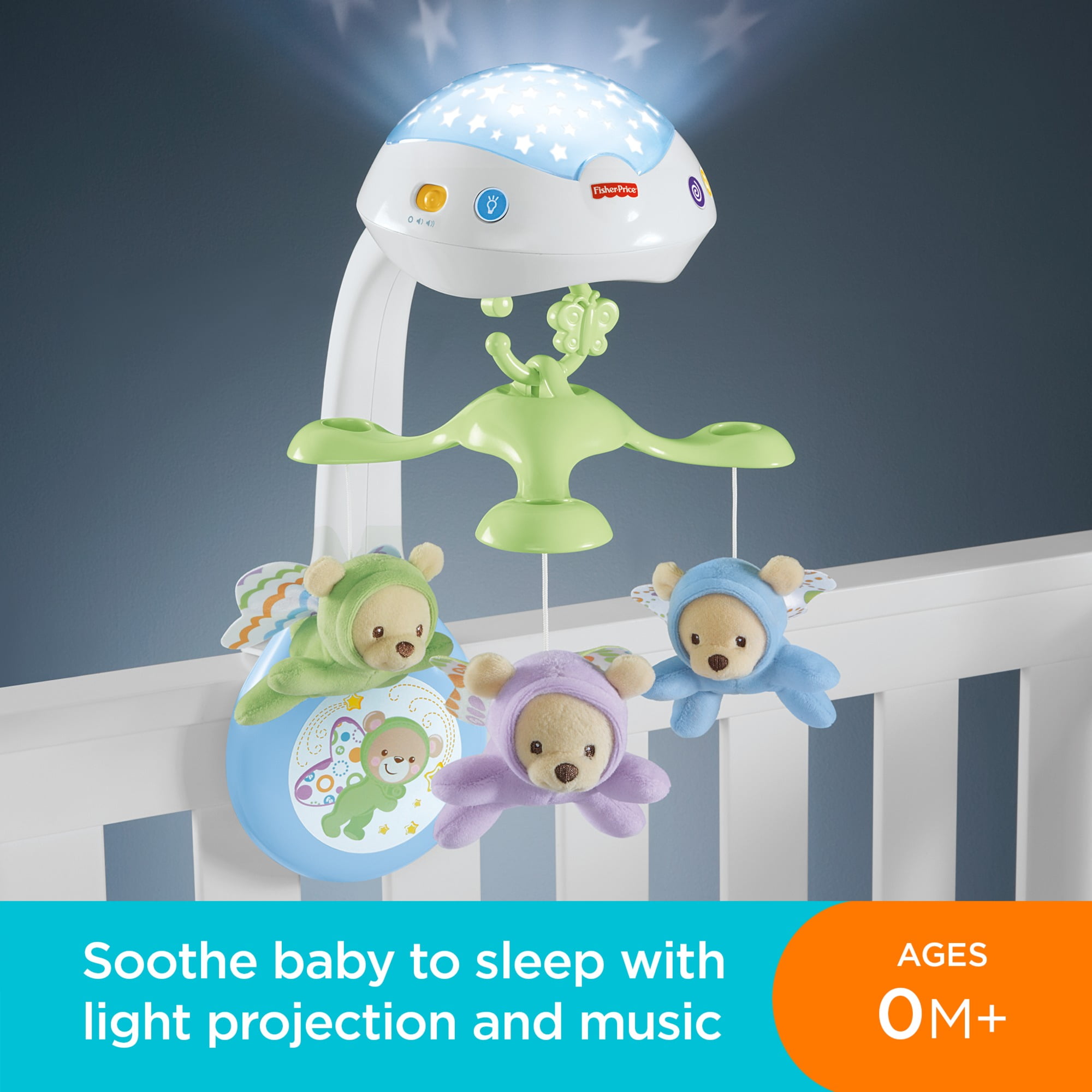 fisher price butterfly dreams cot mobile