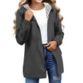 thumbnail image 3 of Zecgelong Kids Rain Jacket Hooded Windbreaker Lightweight Outdoor Coat For Girls Toddler Youth, 3 of 7