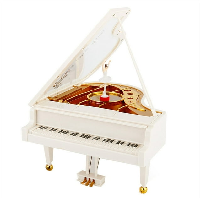 Caja de MúSica de Piano Bailando, Regalo de AñO , Regalo RomáNtico de CumpleañOs para NiñA, Caja Musical, DecoracióN del Hogar