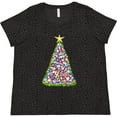 thumbnail image 3 of Inktastic Christmas Tree of Lights Women's Plus Size T-Shirt, 3 of 5