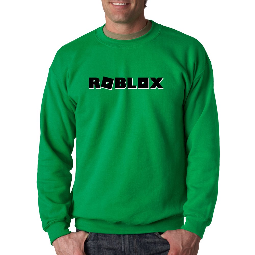 New Way 1168 - Crewneck Roblox Block Logo Game Accent Sweatshirt 4XL ...