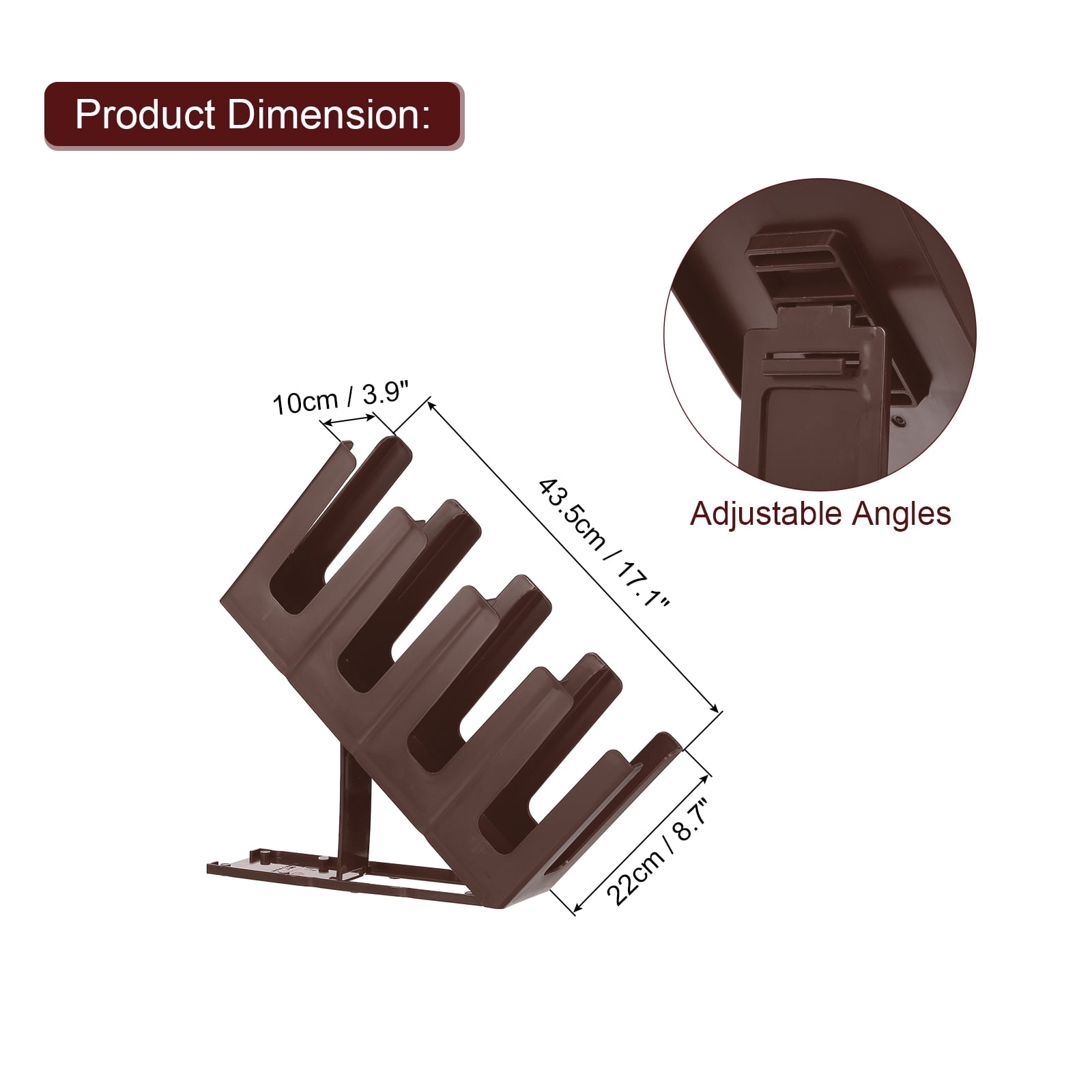Unique Bargains Cup and Lid Holder Paper Dispenser Organizer for Coffee Station Brown