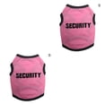 thumbnail image 3 of Greeniant Ropa para mascotas Abrigo de algodón con estampado de animales Ropa de animales sin mangas para interiores al aire libre, S, rosa, borde negro borde rosa y negro S 2piezas Greeniant CBP169489, 3 of 6