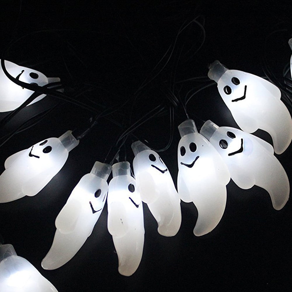 Ghost String Lights
 Siaonvr 1 2M 10LED Ghost String Lights For Halloween Party Decor