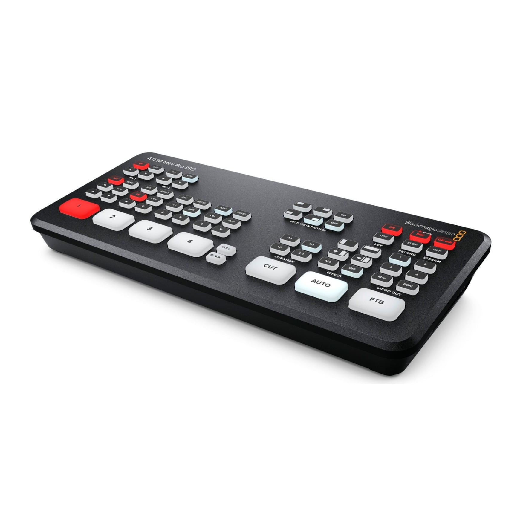 Blackmagic Design ATEM Mini Pro ISO with Cable and Case Bundle