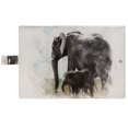 thumbnail image 3 of PKQWTM Watercolor Painting Of Elephants Book Cover Book Protector Book Sleeve Book Pouch Book Bag 6x9 inch, 3 of 4