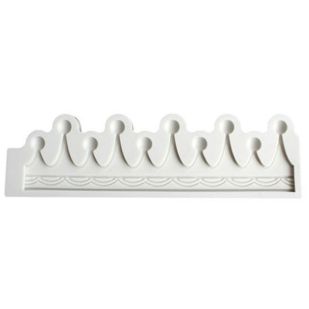 

SONGBIRDTH Chocolate Mold Cake Decoration Food Grade Lightweight 3D Crown Shape Chocolate Candy Cake Silicone Mould