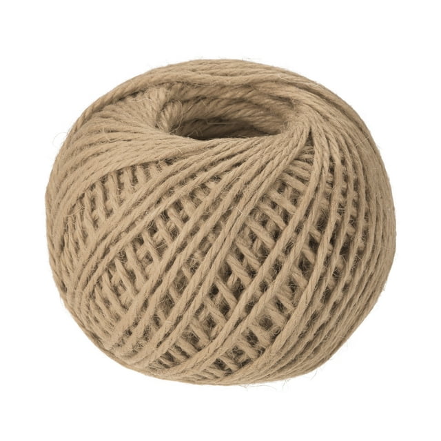 Unique Bargains 328 Feet 2.5mm Garden Twine, Jute Rope, Jute Twine String Cords Brown