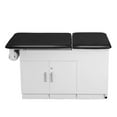 thumbnail image 1 of KFFKFF Pro Medical Exam Table, Medical Examination Bed with Adjustable Backrest, Physical Therapy Exam Table with Locking Cabinet, 2 Drawers, Paper Roll Dispenser, 1 of 9