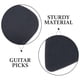 thumbnail image 2 of GOOHOCHY Púas de guitarra de 0,5 mm, color negro, para guitarras eléctricas, acústicas y bajos, para principiantes y profesionales, para actuaciones en estudio o en directo., 2 of 8