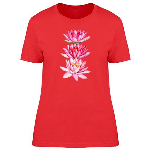 Three Vertical Lotus Tee Women's -Image by Shutterstock