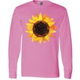 thumbnail image 3 of Inktastic Summer Grunge Sunflower Long Sleeve T-Shirt, 3 of 5