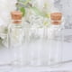 thumbnail image 3 of Botellas de vidrio de corcho de 24 piezas Botella de deseo a la deriva Mini botellas de vidrio transparentes vacías pequeñas para el hogar Suministros de almacenamiento de cosas pequeñas (15 ml), 3 of 6