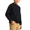 thumbnail image 6 of Boys Knit Cotton Pullover Sweaters Crewneck Warm Casual Long Sleeve Kids Fall Winter Clothes Black 6, 6 of 8