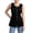Black, variant on Women's Sleeveless Knit Cardigan Lightweight and Stylish For Summer 4x under Shirt