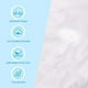 thumbnail image 3 of Paquete de 2 ponchos blancos reutilizables, impermeables, EVA, ponchos para hombres y mujeres, perfectos para acampar, festivales y senderismo, 3 of 5
