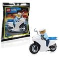thumbnail image 2 of Minifigura LEGO City Policía Oficial de policía en motocicleta con esposas 60141, 2 of 2