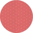 thumbnail image 1 of Ahgly Company Machine Washable Indoor Round Transitional Red Area Rugs, 4' Round, 1 of 7