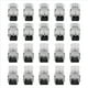 thumbnail image 1 of 20 Piezas Conectores de Tira LED de 2 Pines Conector de Terminal LED Impermeable de 8 mm para Tira de Luz LED WS2811 WS2812B Tira, 1 of 9