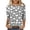Black, variant on Tauxra Women's 3 4 Sleeve Tops, Round Neck Shirt for Ladies, Soft Stretch Short Sleeve Tee for Casual Daily Wear and Home Use