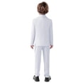 thumbnail image 2 of 2pcs Boys Formal Gentleman Outfits Long Sleeve Boys Clothing Set For Competition Wedding Banquet Dress, 2 of 5