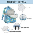 thumbnail image 4 of Cute Cartoon Unicorn Backpack Rainbow Fantasy Theme with Magical Galaxy Print for s and Students, 4 of 6