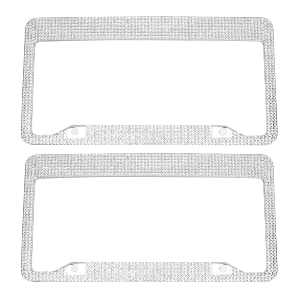 Plate License Car Frames Rhinestone Bling Tag Cover Frame Holders