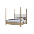 thumbnail image 3 of Santo Brown Engineered Wood four post King Bed, 3 of 8