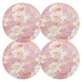thumbnail image 2 of Ryvnso Beautiful Flowers Round Plate Mats Dining Table Placemat 1 Piece for Holiday Decoration, 2 of 7