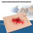 thumbnail image 6 of Wearable Trauma Wound Skin Module Reusable Trauma Skin Model for Emergencies Medicals Training and Medicals Education, 6 of 9