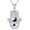 Yin Yang Hamsa Necklace, variant on 925 Sterling Silver Hand of Fatima Necklace Hamsa Jewelry Gifts for Women Men for Birthday Christmas