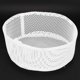thumbnail image 4 of Sombrero de oración musulmán de tela de algodón mezclado de poliéster Sombrero bordado de hombre islámico (blanco 58 cm), 4 of 8