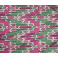 thumbnail image 4 of oneOone Tissu Polyester Lycra Imprimé Chevron Kasuri Tissu BTY 56 Pouces de Large, 4 of 4