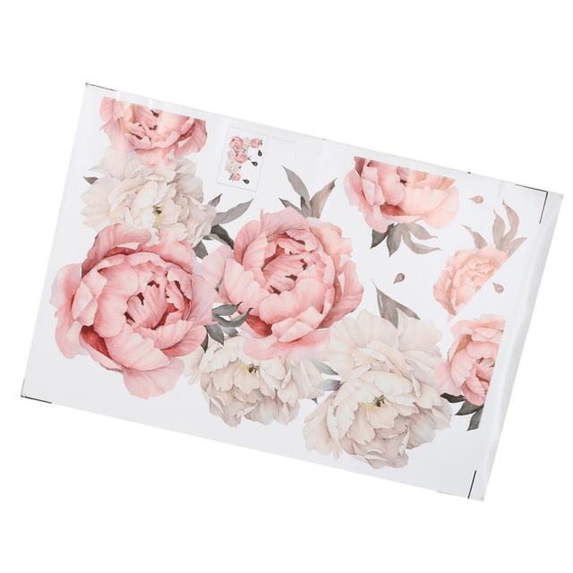 Flores de peonía Pared, Calcomanías Pegatinas de Pared Floral Para La la la Sala de Estar Dormitorio de la Sala del Dormitorio para embellecedor las paredes