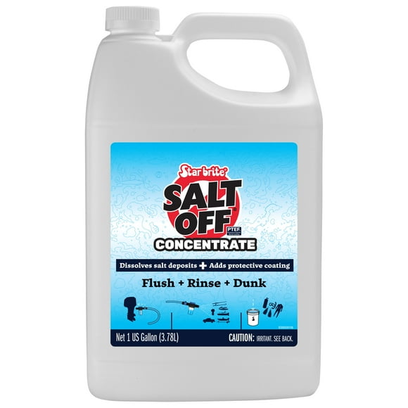 STAR BRITE Salt Off Concentrate - Ultimate Salt Remover Wash & Marine Engine Flush for Boats, Vehicles, Trailers, and More- 1 Gallon (093900)