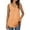 Orange, variant on MOSHU Plus Size Tank Tops for Women Henley Sleeveless Shirts Summer Button Down Womens Tops