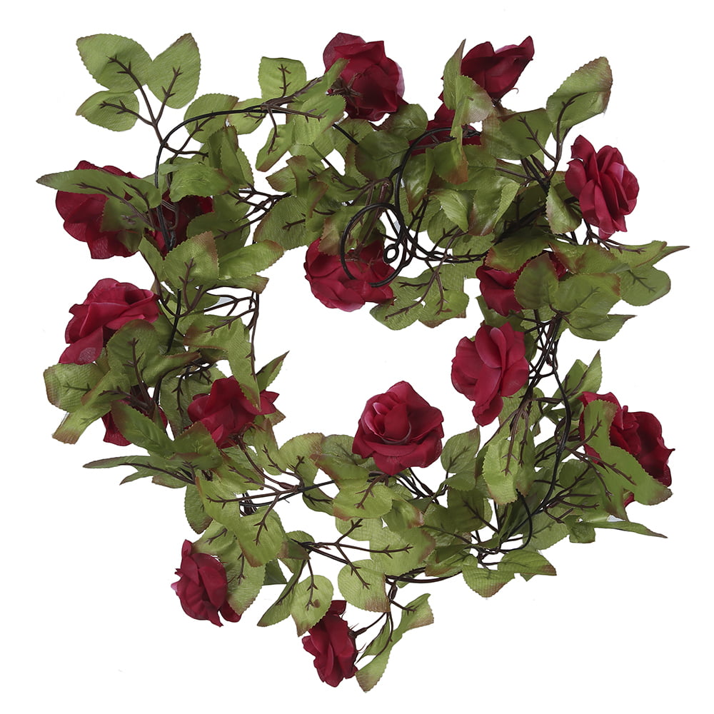 Deluxe Rose and Hydrangea Soft Touch Garlands Premium Flower Wedding Vine 