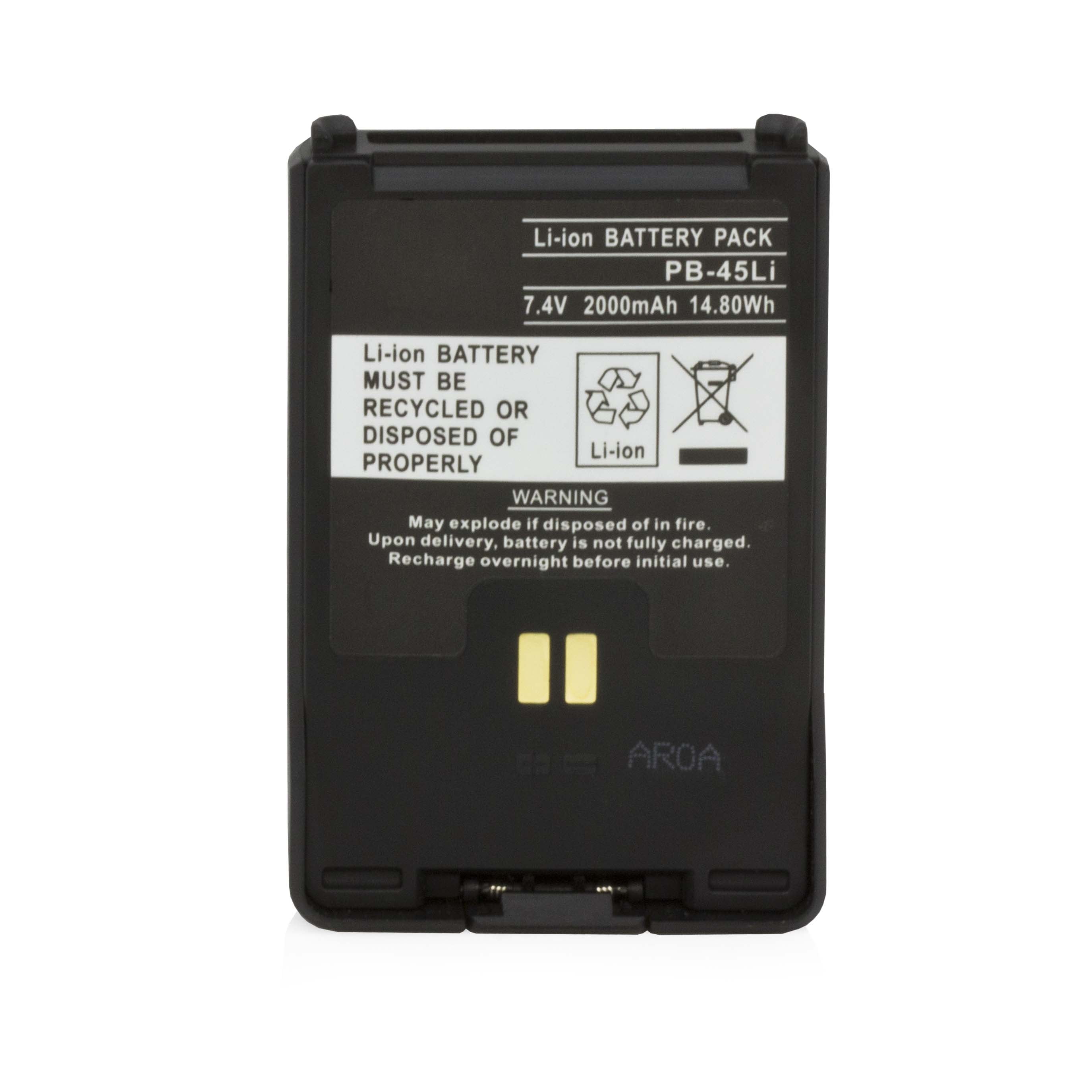 2 x 7.4V 2000mAh Li-ion KNB-45L Battery for KENWOOD TK-2202E TK-3302E3 TK-3306M3