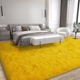 thumbnail image 2 of Janvonne Fluffy Area Rugs for Living Room,Bedroom,Dorms,6x9ft Soft Shaggy Sofa-side Carpet, Home Decor Aesthetic,Bright Yellow, 2 of 8