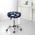 thumbnail image 7 of Lsque Pirate Skulls 1 Pattern Round Bar chair cushion covers Velvet Fabric Premium Comfort Protects from Scratches and Stains for 14-17 Inch Chair-13 inch, 7 of 7