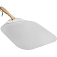 thumbnail image 1 of Chef Pomodoro Aluminum Metal Pizza Peel with Foldable Wood Handle for Easy Storage, 1 of 2