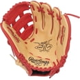 thumbnail image 3 of Rawlings | Guante de béisbol juvenil Select Pro Lite Series Corbin Carrol | 11"" | Lanzamiento con la mano derecha | Camello/Escarlata, 3 of 7